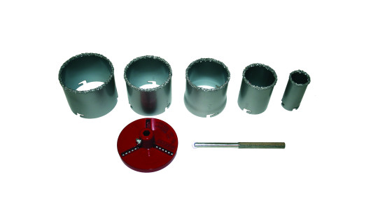 Set carote pentru placi ceramice 33-83mm image