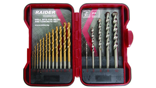 Drill Bits HSS & Masonry Drill Bits 17pcs. &oslash;1.5-10mm Set image
