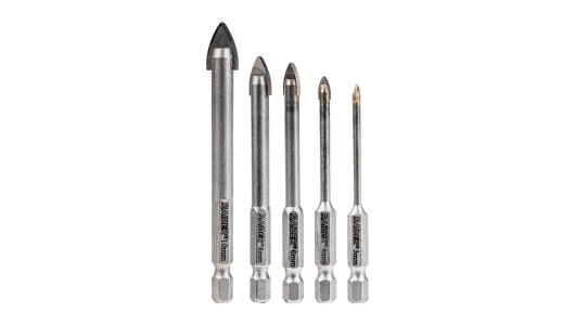 Set 5 burghie pentru sticla si ceramica &Oslash;3, 4, 6, 8 si 10mm image
