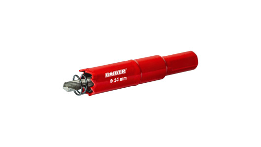 HSS bi-metal holesaw &Oslash;14mm with Co Pilot drill bit, shank image