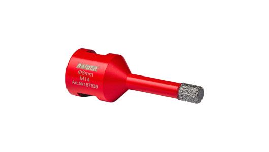 Holesaw Diamond Dry M14 &oslash;8mm image