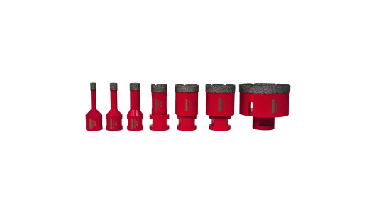 Diamond Hole Saws Dry M14 &Oslash;8-68mm AL Case Set image