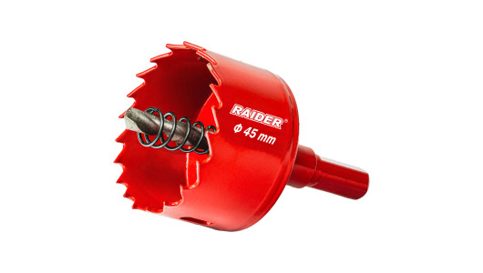 Carota HSS bimetal &Oslash;45mm cu burghiu pilot image