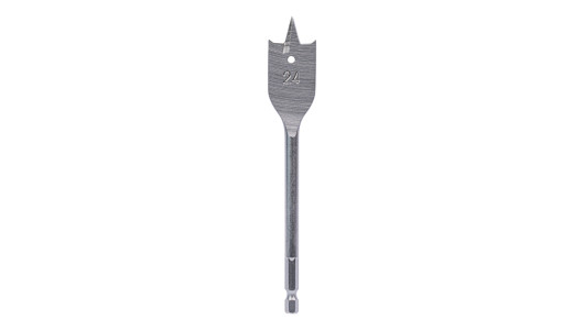 Burghiu plat 1/4" x 24mm HEX pentru lemn image