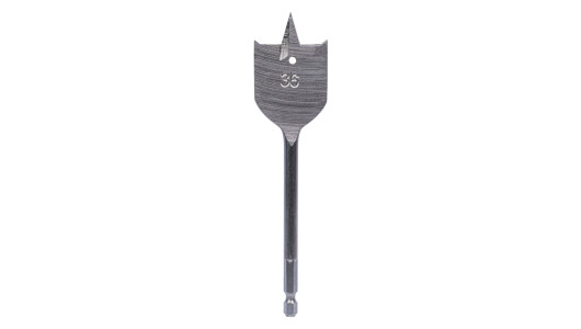 Burghiu plat 1/4" x36mm HEX pentru lemn image