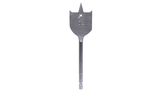 Burghiu plat 1/4" x 38mm HEX pentru lemn image