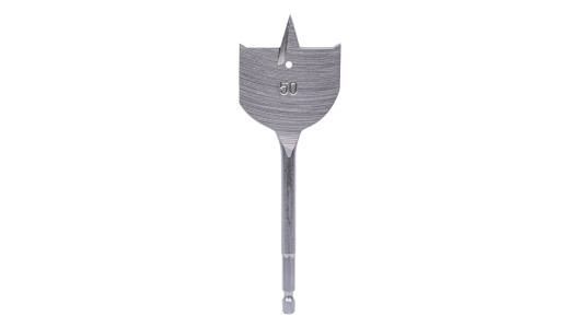 Flat Speed spade bit for wood 1/4" hex shank &Oslash;50 mm image