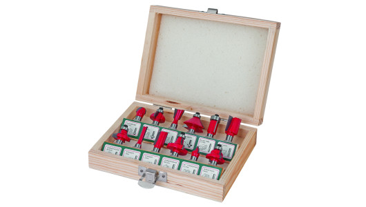 Router bits &oslash;8mm set 12pcs image