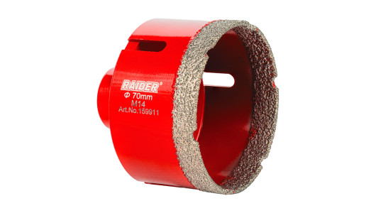 Diamond for Hard Ceramics Hole Saws Dry M14 &Oslash;70mm image