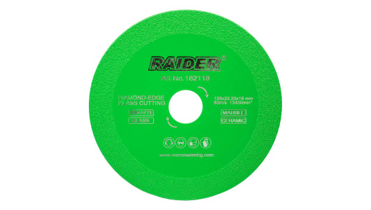 Disc diamantat pentru tăiat sticlă 125x22,23x15mm RD-G01 image