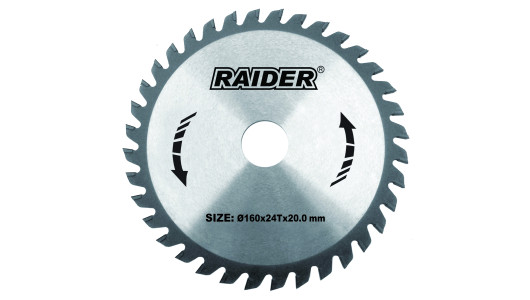 Диск за циркуляр 160x24Tx20.0mm RAIDER RD-SB06 image