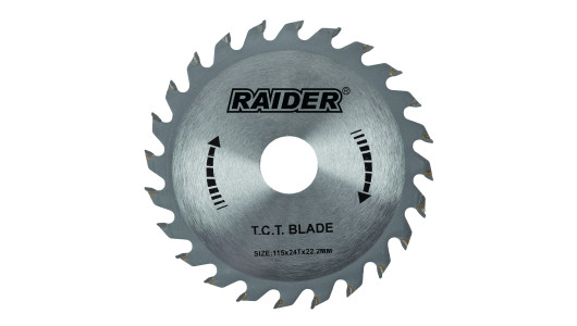 Circular saw blade 115х24Tх22.2mm RD-SB13 image