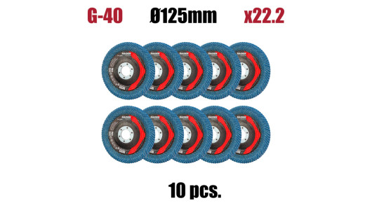 CURVE Flap Disc zirconia 125mm G-40 image