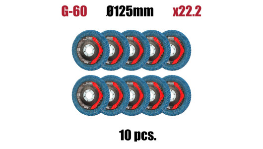 Disc oala pentru slefuit zirconiu 125 mm G-60 image