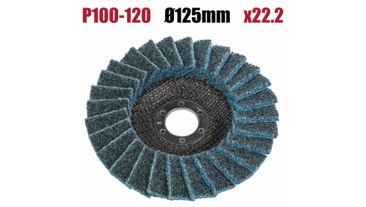 Disc abraziv de finisare 125 mm fin albastru image