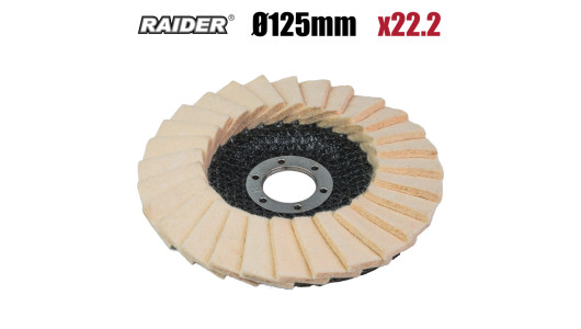 Felt Flap polishing Disc 125mm image