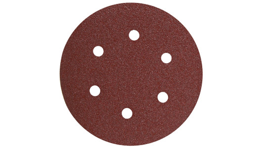 Paper sanding discs Velcro ø150mm K 80 10pcs with holes image