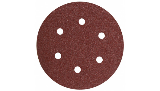 Шкурка VELCRO &oslash;150mm К80 с 6 отвора 10бр image