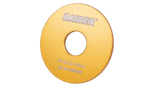 Diamond Grinding Wheel 75&times;20&times;15mm Demi-Bullnose Edge image