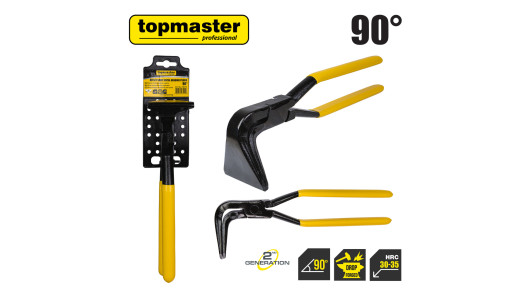 Клещи тенекеджийски извити 90&deg; ТМР image