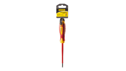 Insulated screwdriver 1000V SL4.0x100mm CR-V TMP image