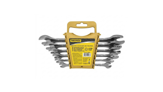 Double open end spanners 6-17mm set 6pcs CR-V TMP image