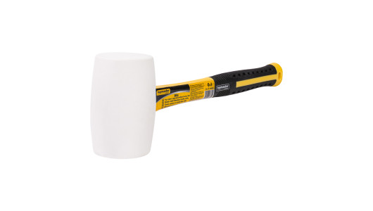 Rubber mallet fibreglass handle white 340g TMP image