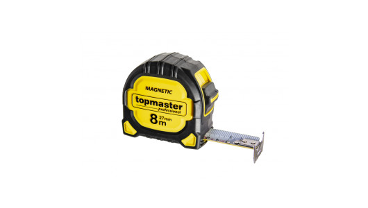 Ролетка магнитна SB трето поколение 8m x 27mm Topmaster Professional image