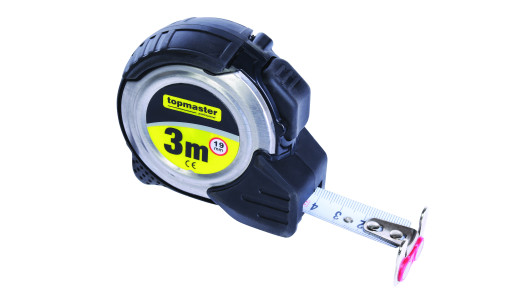 Measuring tape rule double stop metal 10m х 25mm TMP image