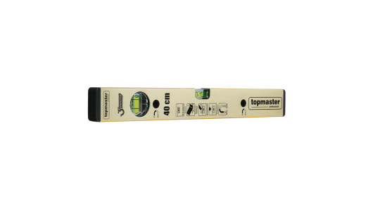 Nivela aluminiu magnetica 2 bule 400mm TMP STARK image