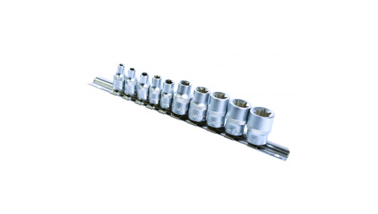 Вложки торкс 1/4"& 3/8" к-т 10бр CR-V Topmaster Professional image