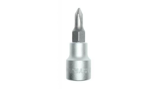 Вложка 1/4" с накр. кръстат PH0 CR-V Topmaster Professional image