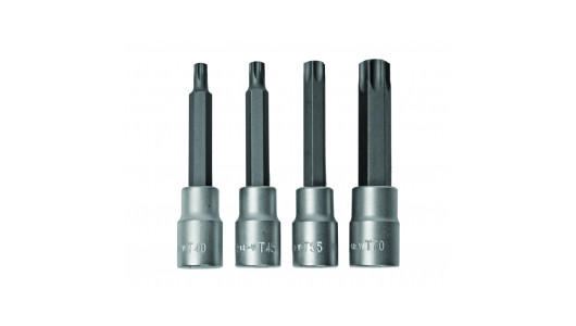 Вложки с накрайник 1/2"T40-T70 CR-V 4 бр Topmaster Professional image