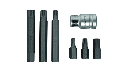 Spline bit XZN М6-М12 set 6pcs S2 TMP image