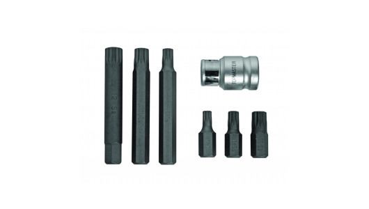 Накрайници XZN М6-М12 к-т 6бр S2 +адаптор Topmaster Professional image