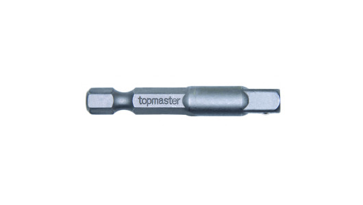Adaptor 1/4" hex x 1/4 patrat 50mm image