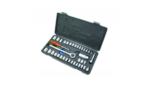 40pcs/Set socket wrench 1/4 & 3/8" 4-13mm BS image