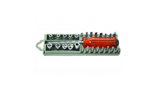 Screwdriver & bits set 28pcs BS image