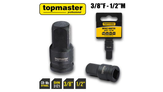 Adaptor impact 3/8F-1/2M image