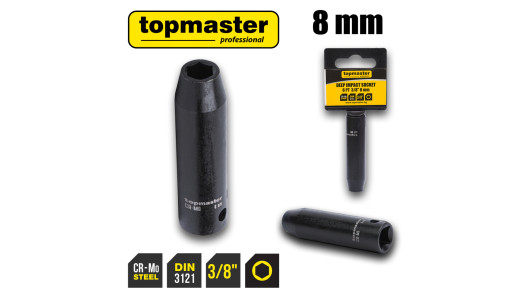Deep impact socket 3/8" x 8 mm TMP image
