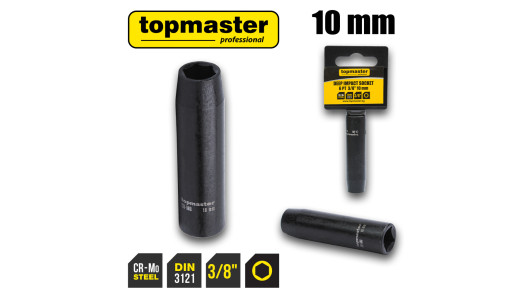 Вложка ударна удължена 6 стенна 3/8" х 10mm TMP image