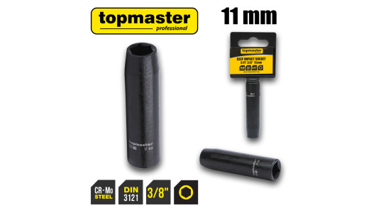 Deep impact socket 3/8" x 11 mm TMP image