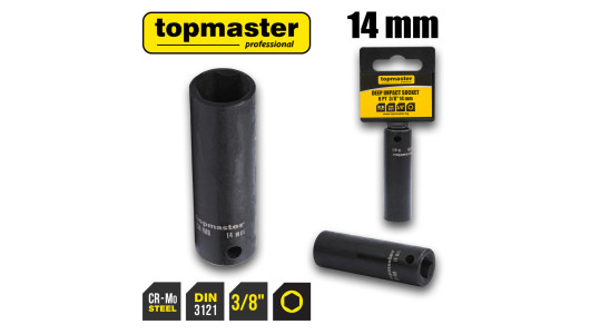 Вложка ударна удължена 6 стенна 3/8" х 14mm TMP image