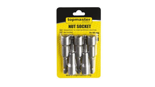 Nut setter socets&nbsp; 8x65mm 5 pcs set TMP image