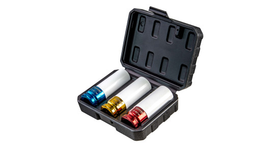 Impact sockets set 17, 19, 21mm 1/2" TMP image