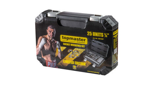 Комплект инструменти LIMITED EDITION 25 части 1/4" Topmaster Professional image