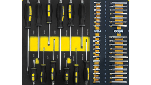 Tray screwdrivers and bits 52 parts TMP image