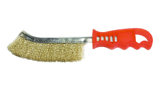 Steel wire brush plastic handle GD image