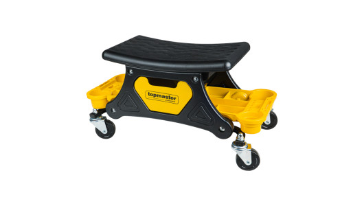 Rolling Workshop Seat With Tool Trays TMP image