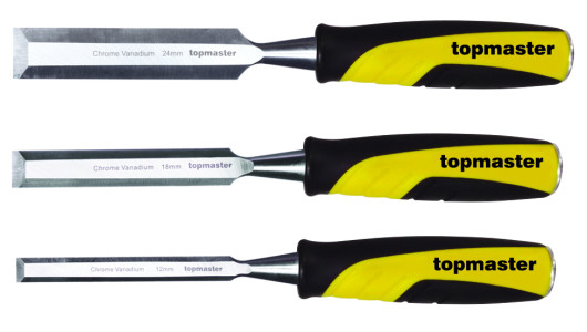 3pcs chisel set (12mm,18mm,24mm) 65Mn TMP image